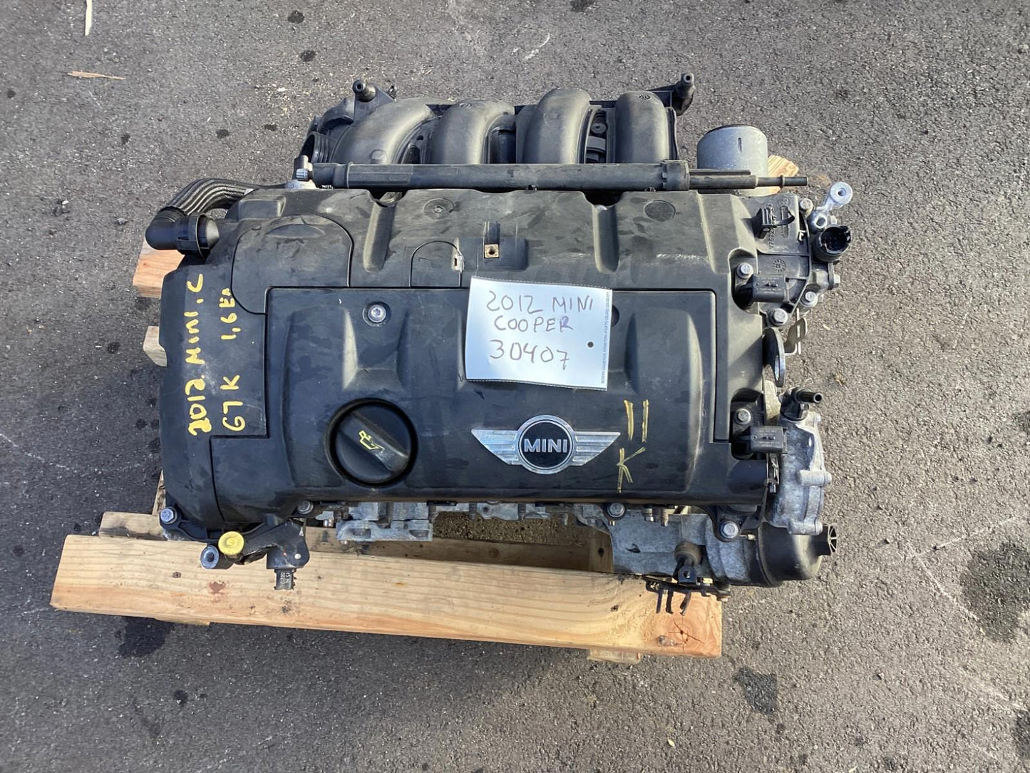 2010 - 2014 Mini Cooper R56 1.6L Engine Motor Assembly 67k Miles OEM