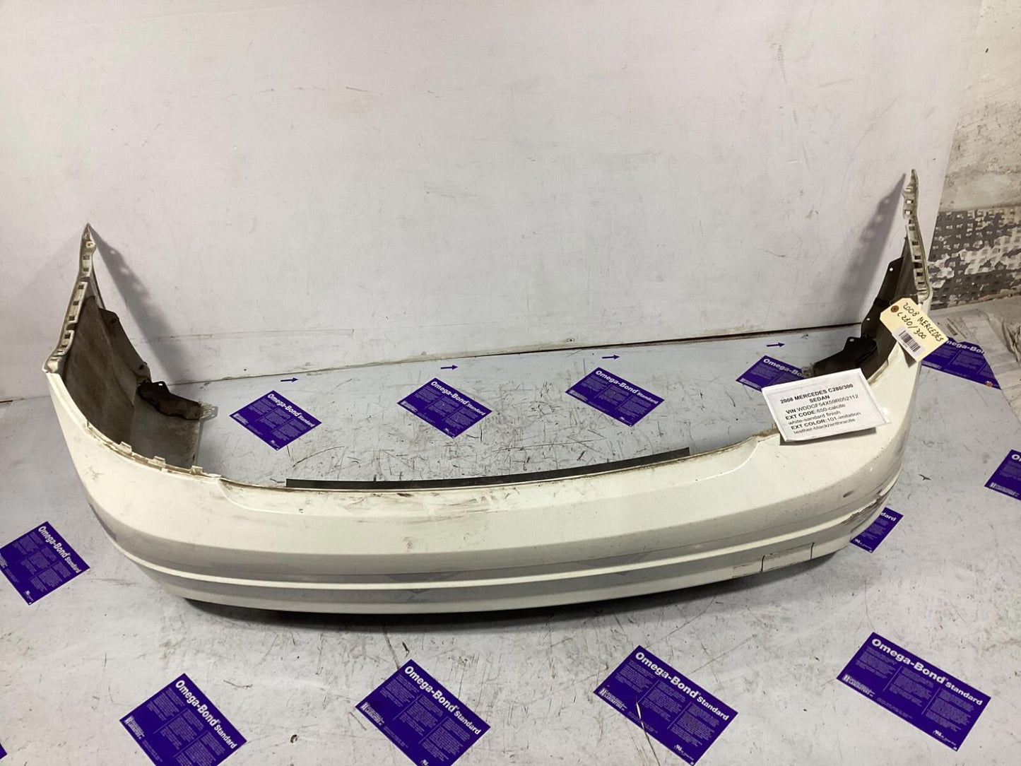 2008-2011 Mercedes-Benz C300 Rear Bumper Cover Assembly OEM .