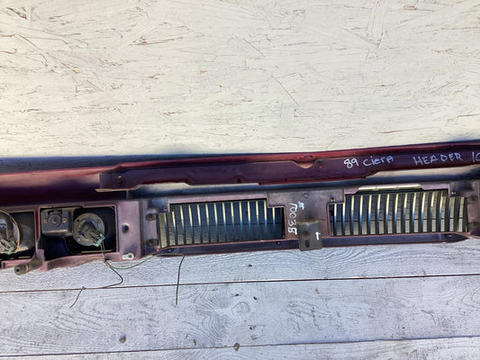 1987-1996 Oldsmobile Cutlass Ciera Front Headlight Header Panel 10068954 OEM