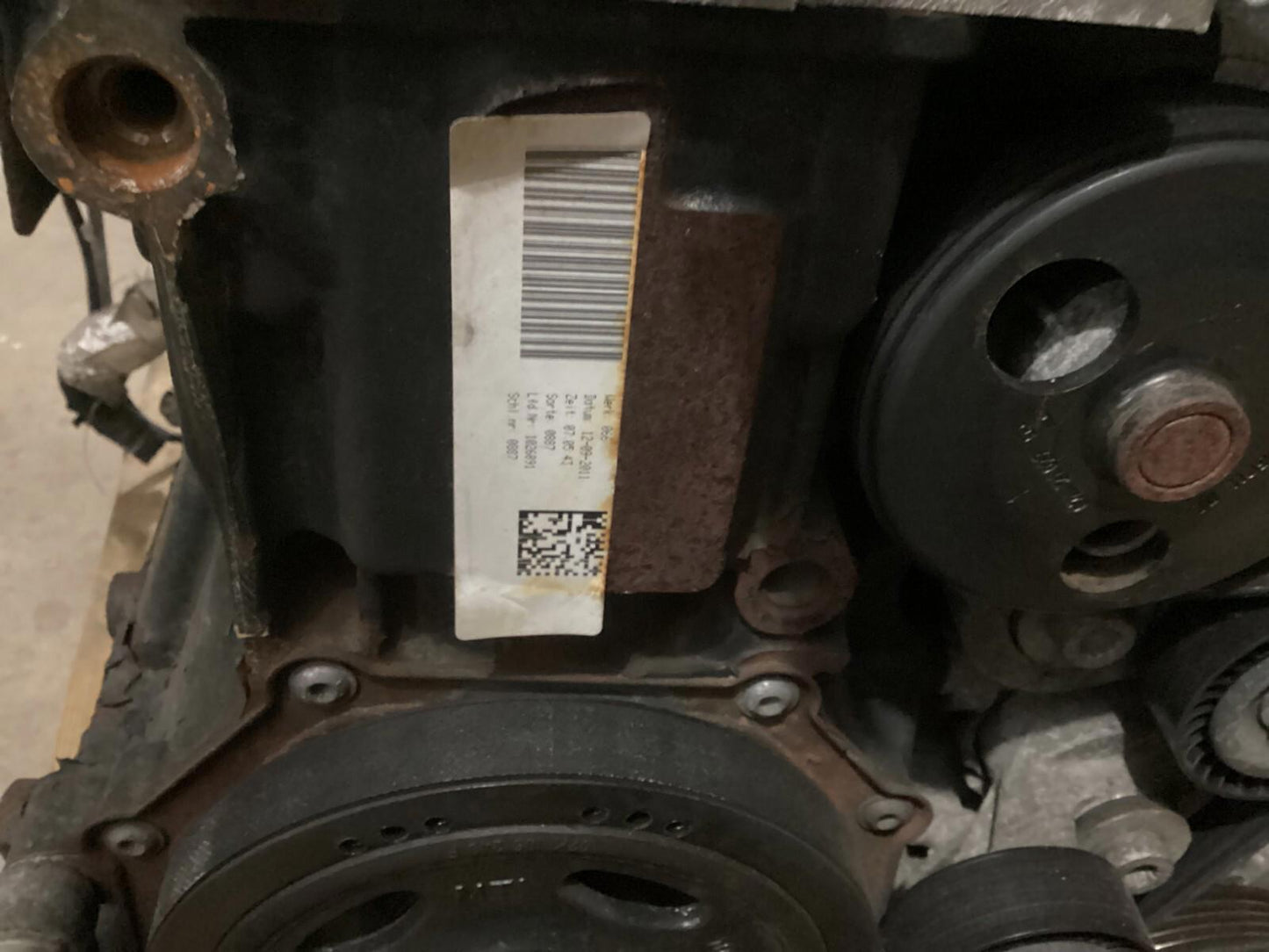 2012 - 2014 Volkswagen Beetle 2.5L, 170HP Gasoline Engine Motor 151K Miles OEM