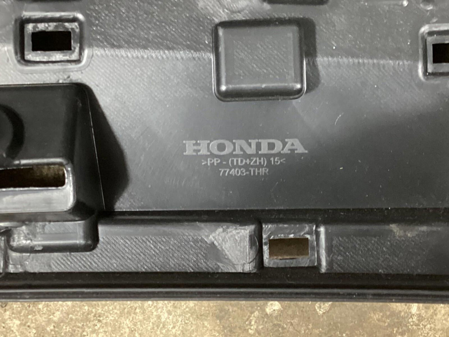 2018 - 2022 HONDA ODYSSEY FRONT DASH DASHBOARD INSTRUMENT COVER PANEL BLACK OEM.