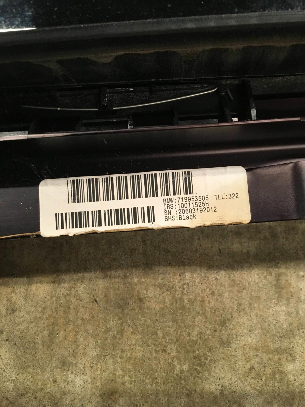 2007-2015 BMW X5 XDRIVE Complete Panoramic Sunroof Glass Frame Motor Assy OEM .