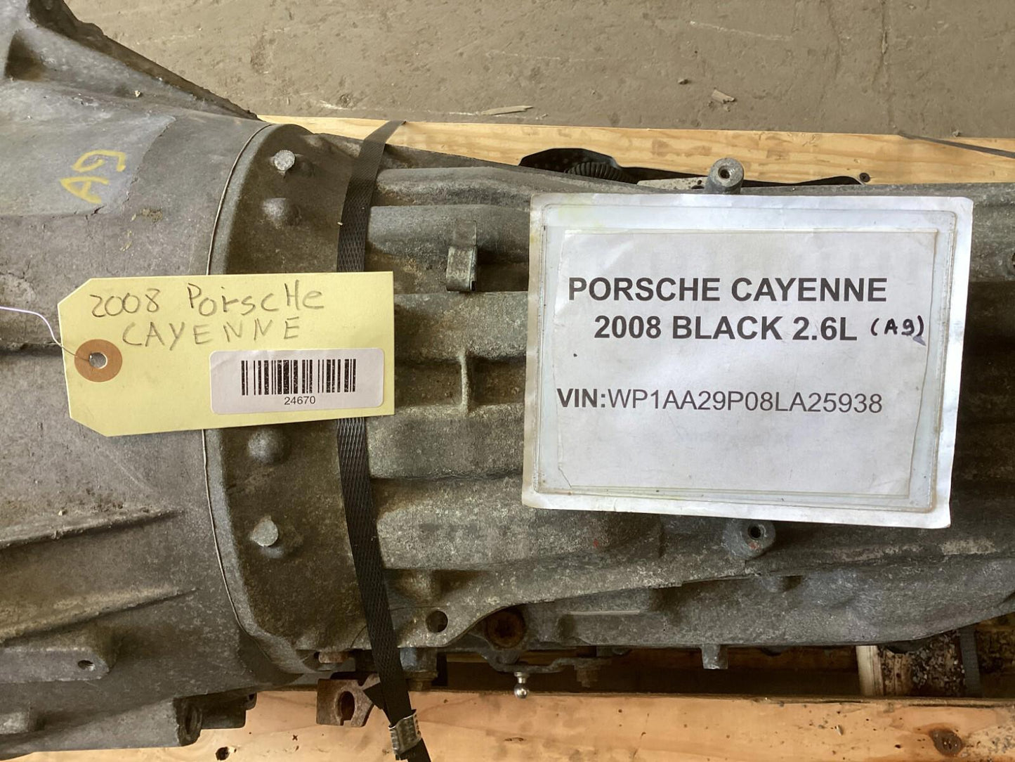 2008 - 2010 Porsche Cayenne AWD Automatic Transmission 169k Miles 09D300037M OEM
