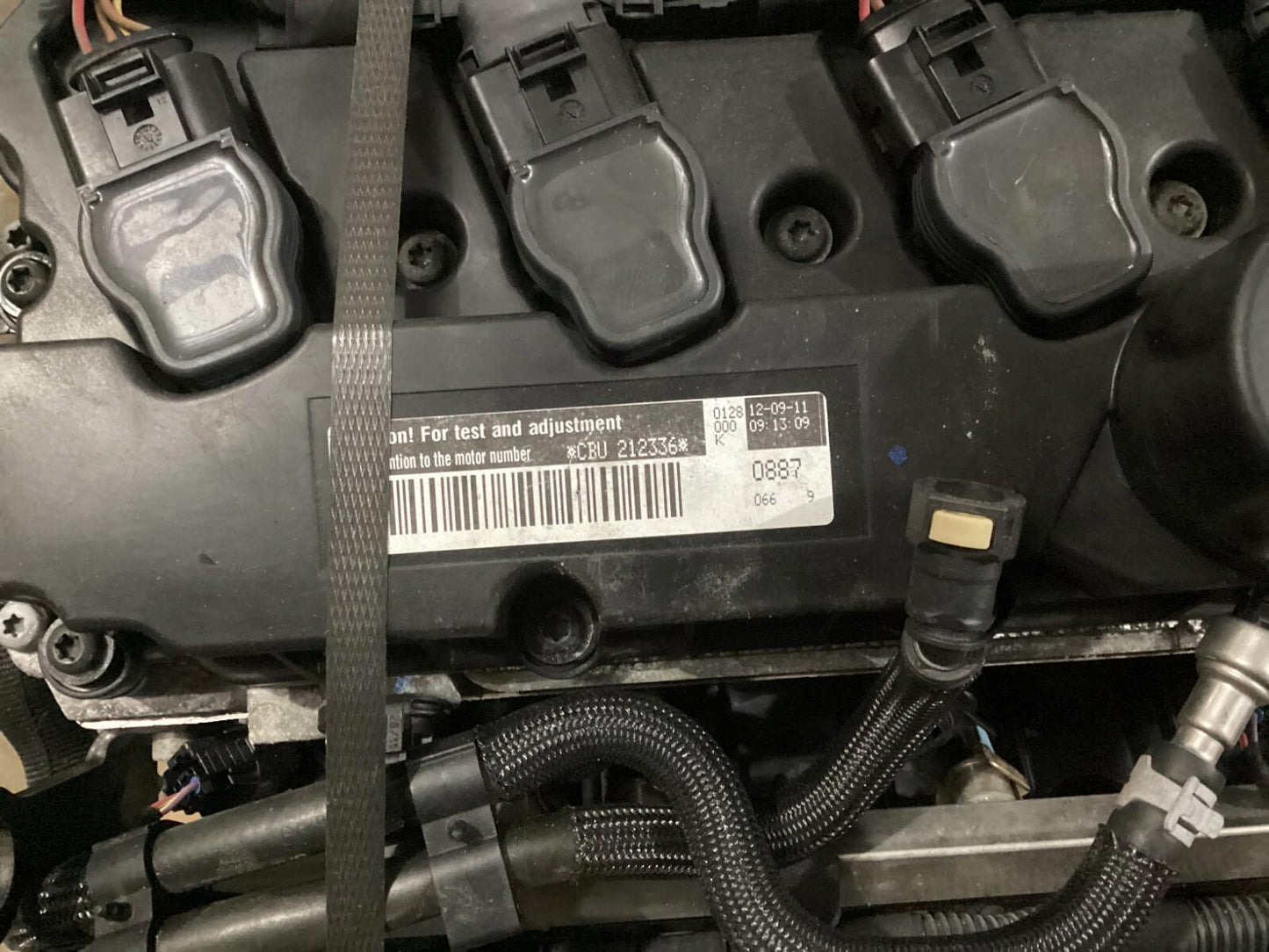 2012 - 2014 Volkswagen Beetle 2.5L, 170HP Gasoline Engine Motor 151K Miles OEM