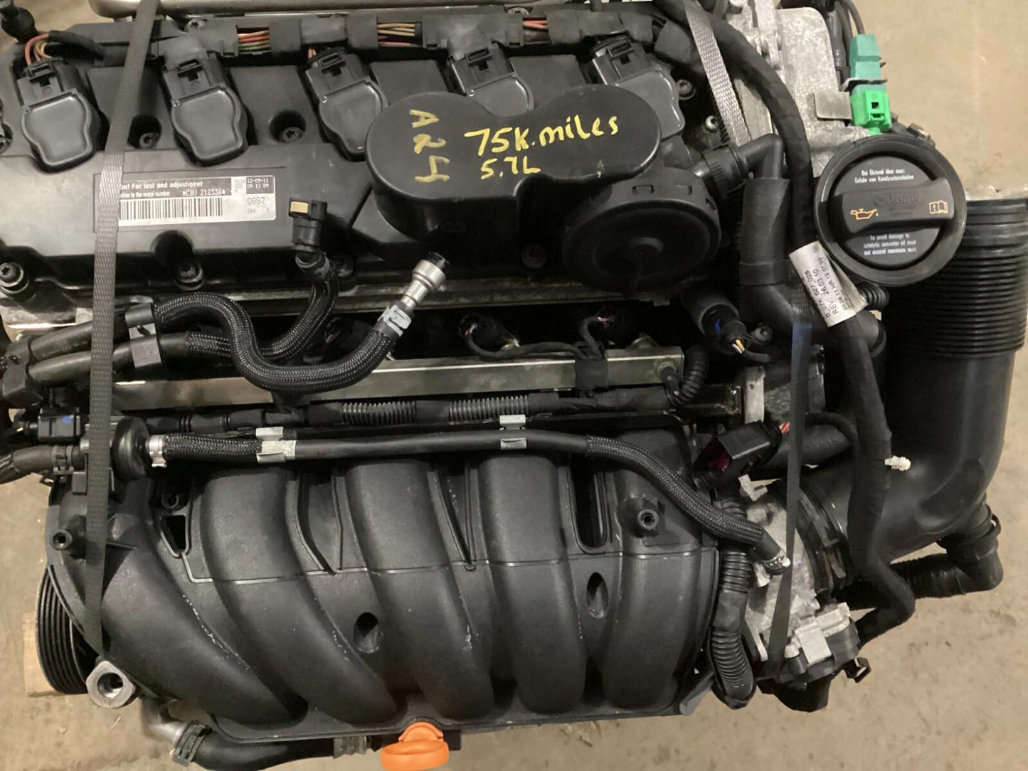 2012 - 2014 Volkswagen Beetle 2.5L, 170HP Gasoline Engine Motor 151K Miles OEM