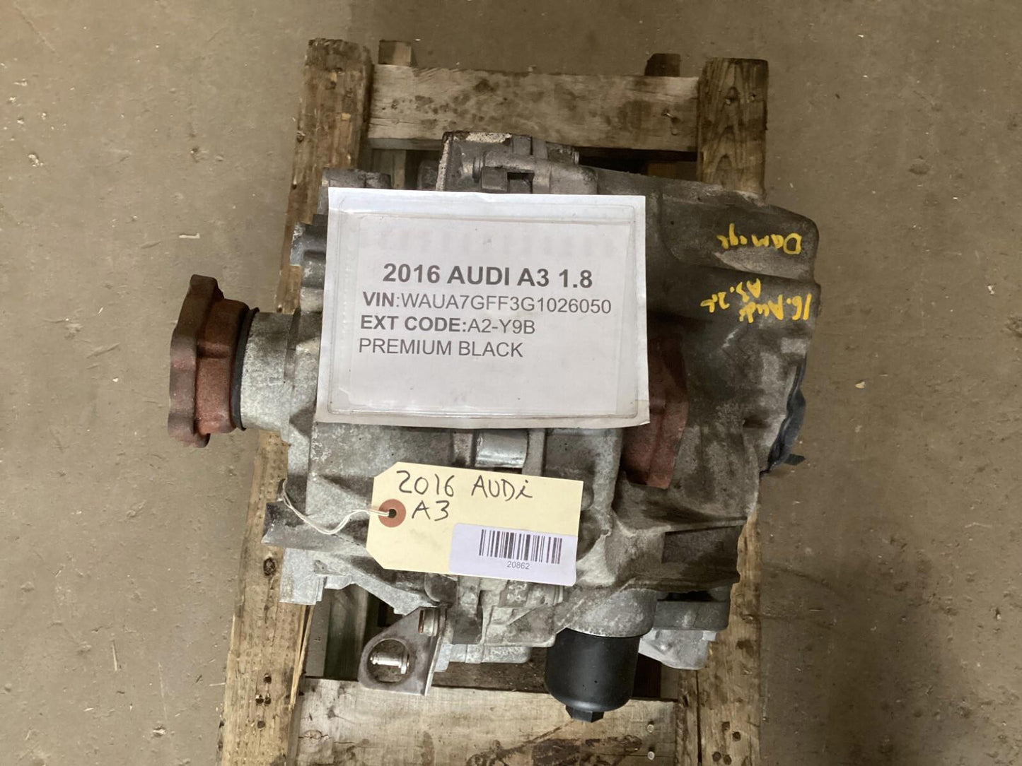 2013 - 2016 AUDI A3 Automatic Transmission Gearbox 02E409061D OEM