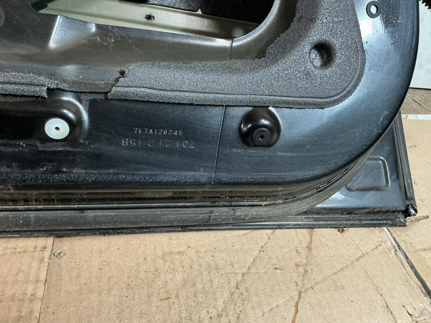 2007 - 2013 BMW X5 xDrive50i Rear Left Driver Side Door Shell Panel OEM.