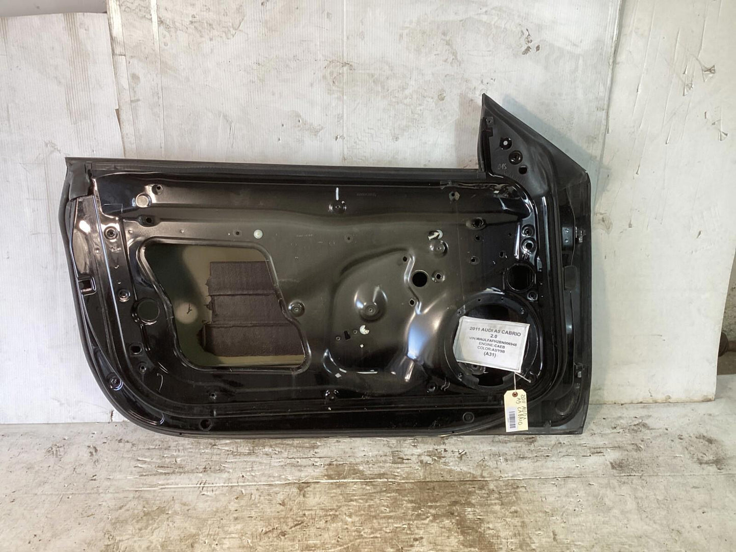 2008-2016 Audi A5 Left Driver Side Door Shell Panel OEM.