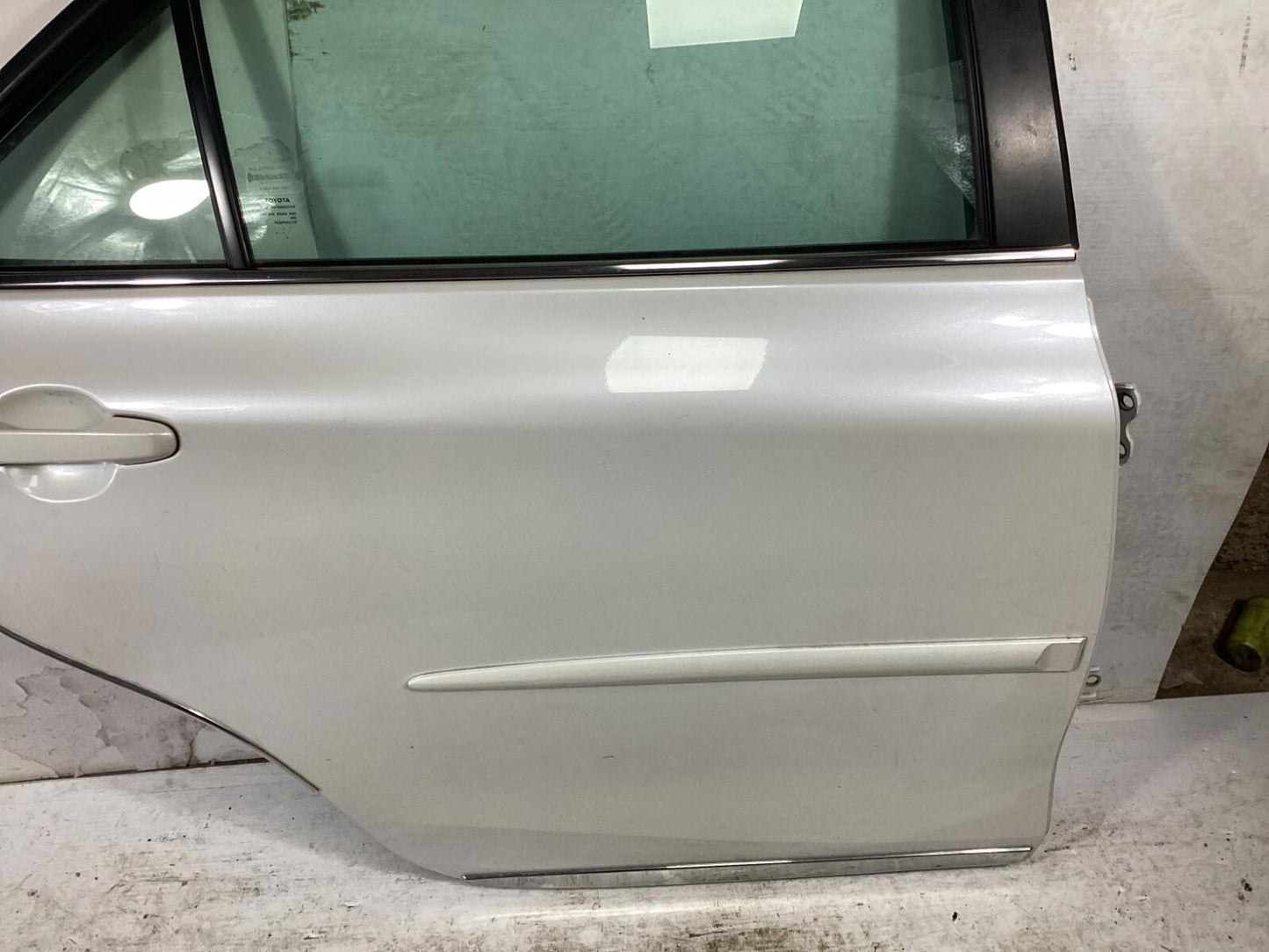 2012-2017 Toyota Camry Rear Passenger Side Complete Door Assembly w/ Glass - OEM