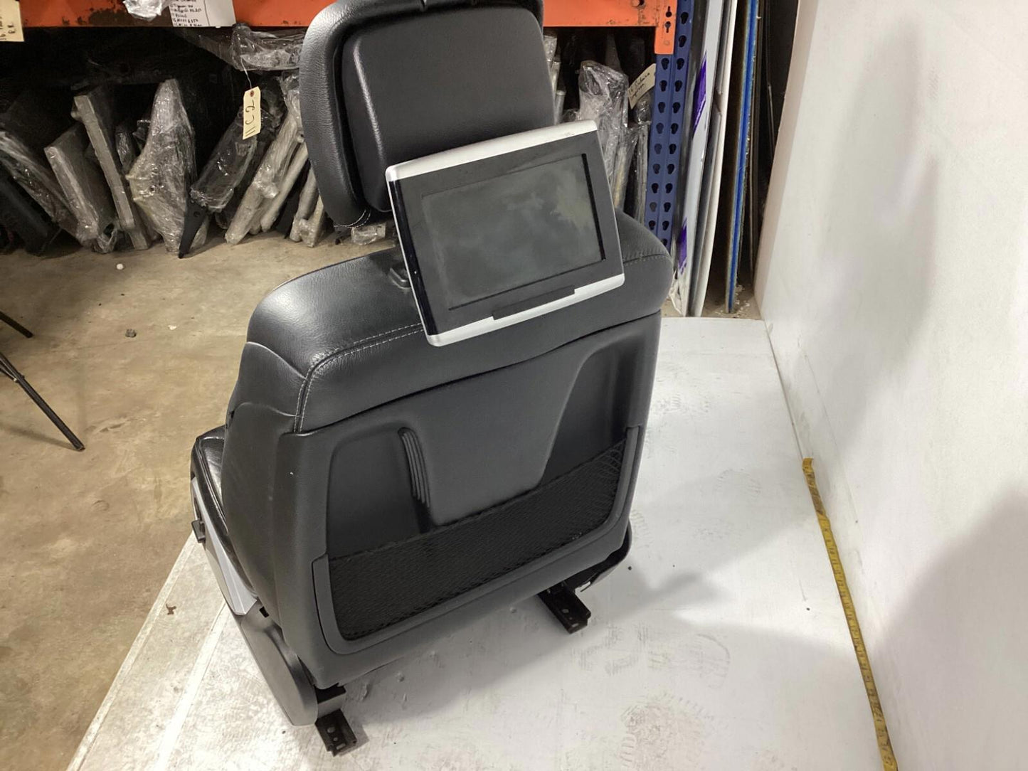 2007-2012 MERCEDES BENZ GL550 AMG SPORT FRONT LEFT SEAT LEATHER SET W SCREEN OEM