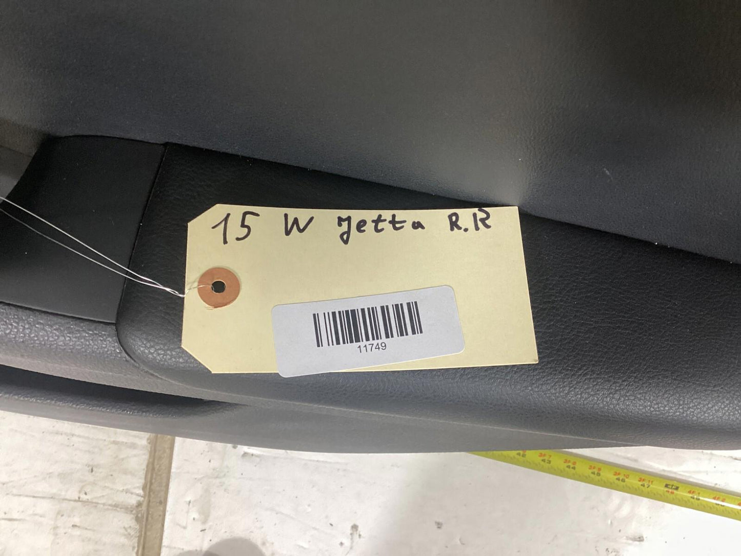 2011 - 2018 Volkswagen Jetta Rear Right Side Door W/ Door Panel & Window OEM .