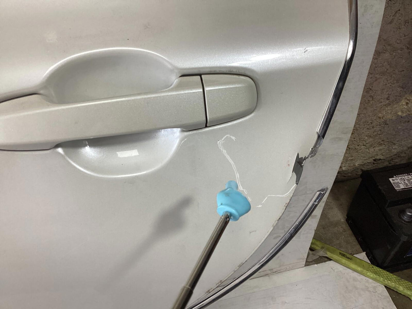 2015-2017 Toyota Camry Rear Driver Side Complete Door Assembly w/ Glass - OEM .