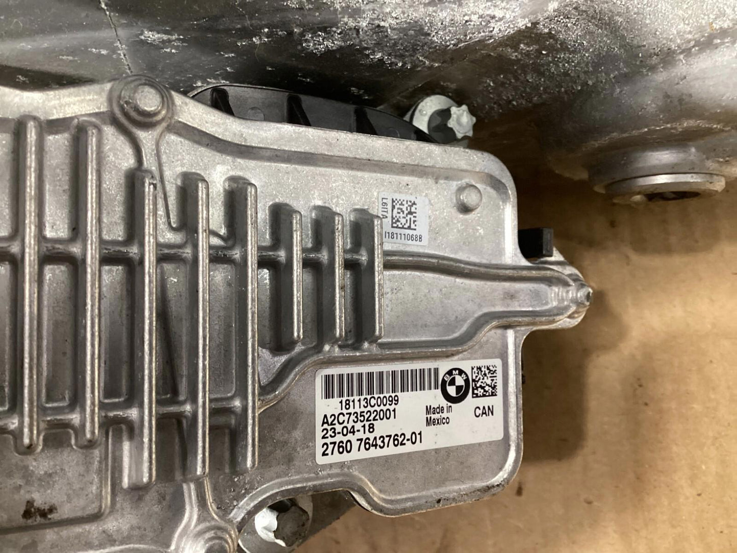 2007-2014 BMW X5 X6 Transfer Case Box Motor Assembly 7643762 OEM .