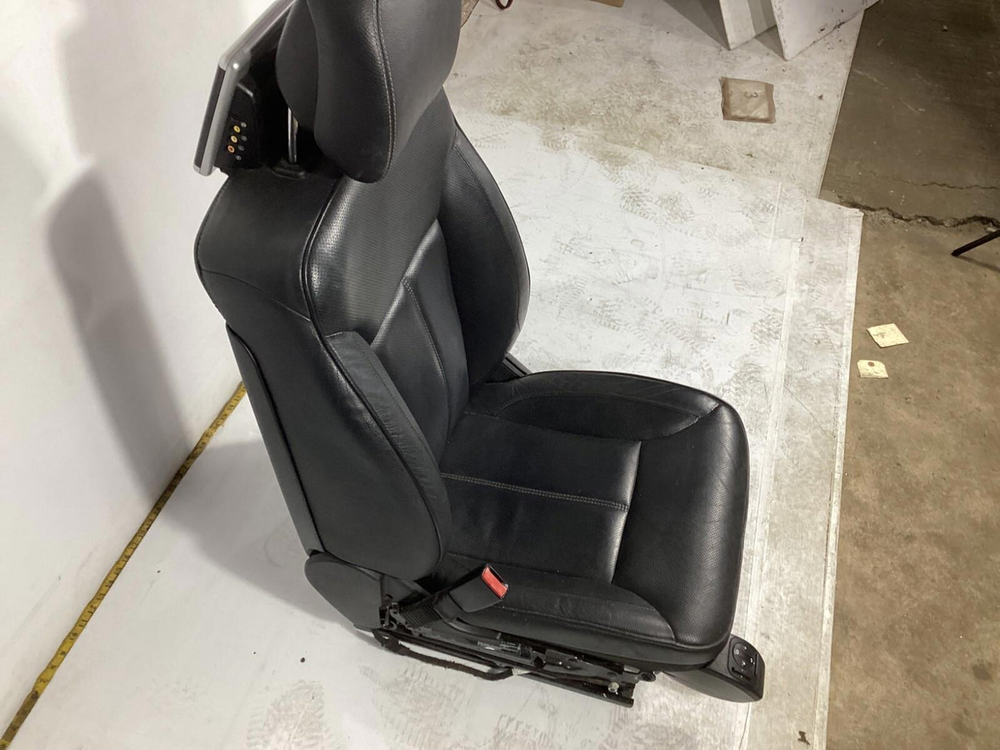 2007-2012 MERCEDES BENZ GL550 AMG SPORT FRONT LEFT SEAT LEATHER SET W SCREEN OEM