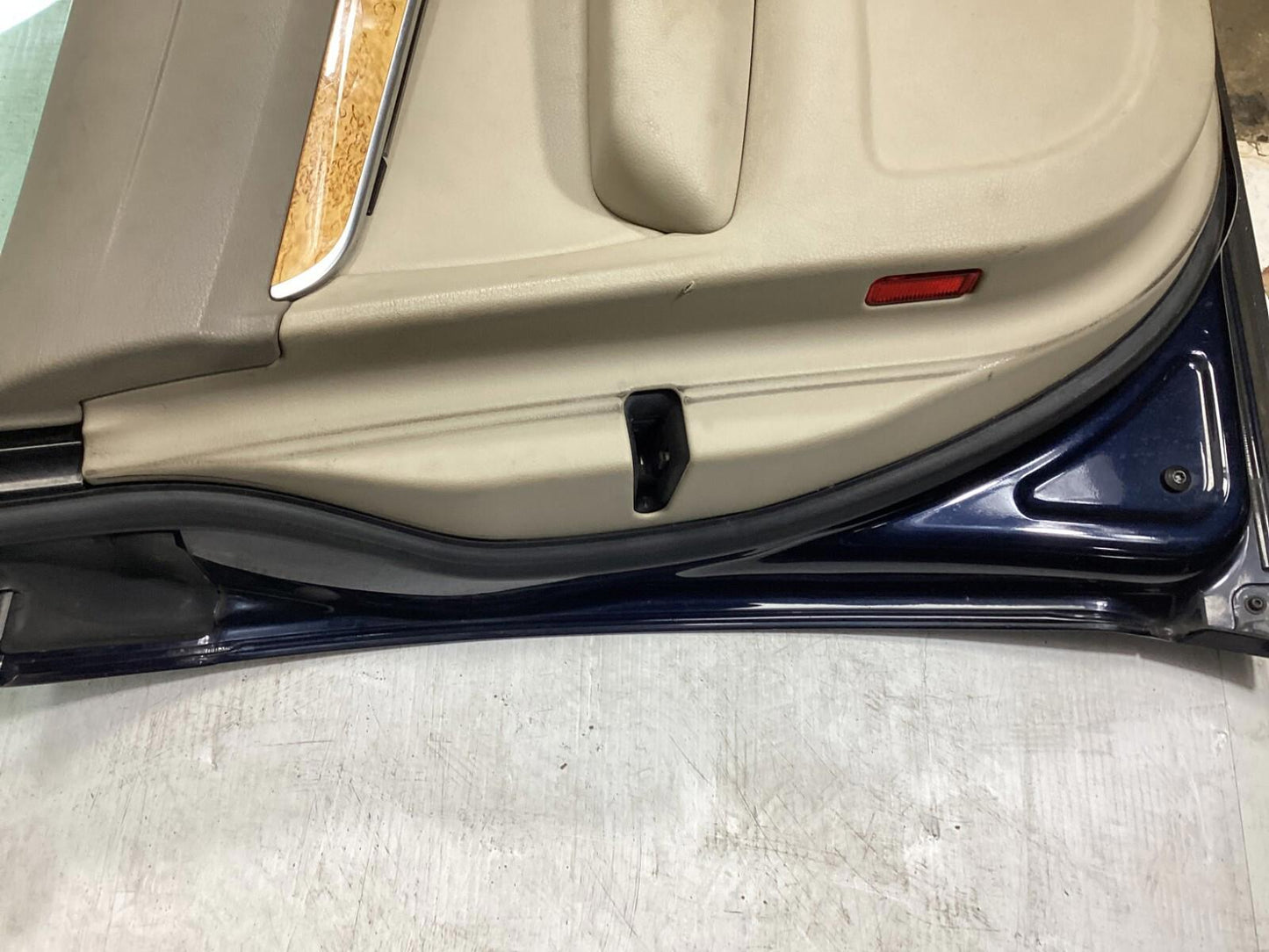 2008-2010 AUDI A6 - FRONT LEFT SIDE COMPLETE DOOR SHELL PANEL W/ GLASS OEM .
