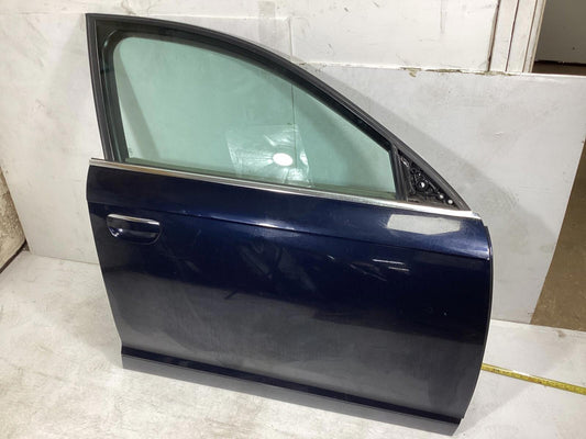 2008-2010 AUDI A6 FRONT RIGHT PASSENGER SIDE COMPLETE DOOR SHELL W/ GLASS OEM .