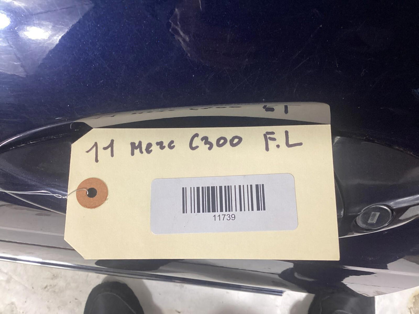 2008 - 2014 MERCEDES BENZ C300 DRIVER LEFT SIDE FRONT DOOR W/ DOOR PANEL OEM .