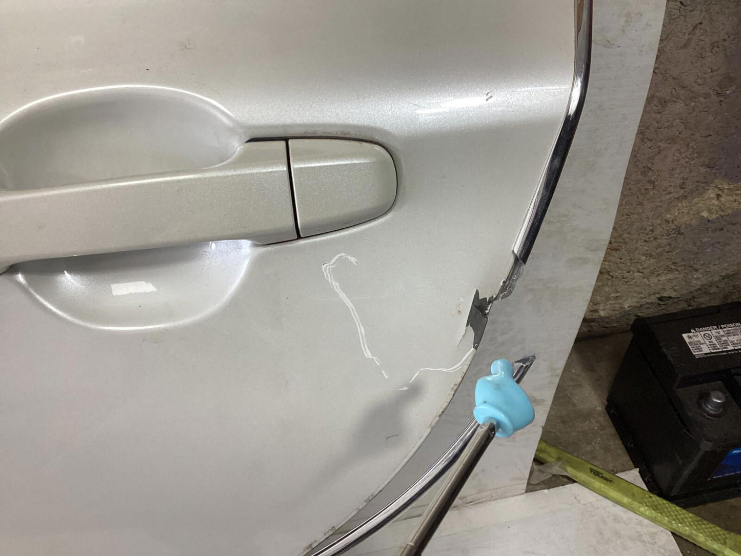 2015-2017 Toyota Camry Rear Driver Side Complete Door Assembly w/ Glass - OEM .