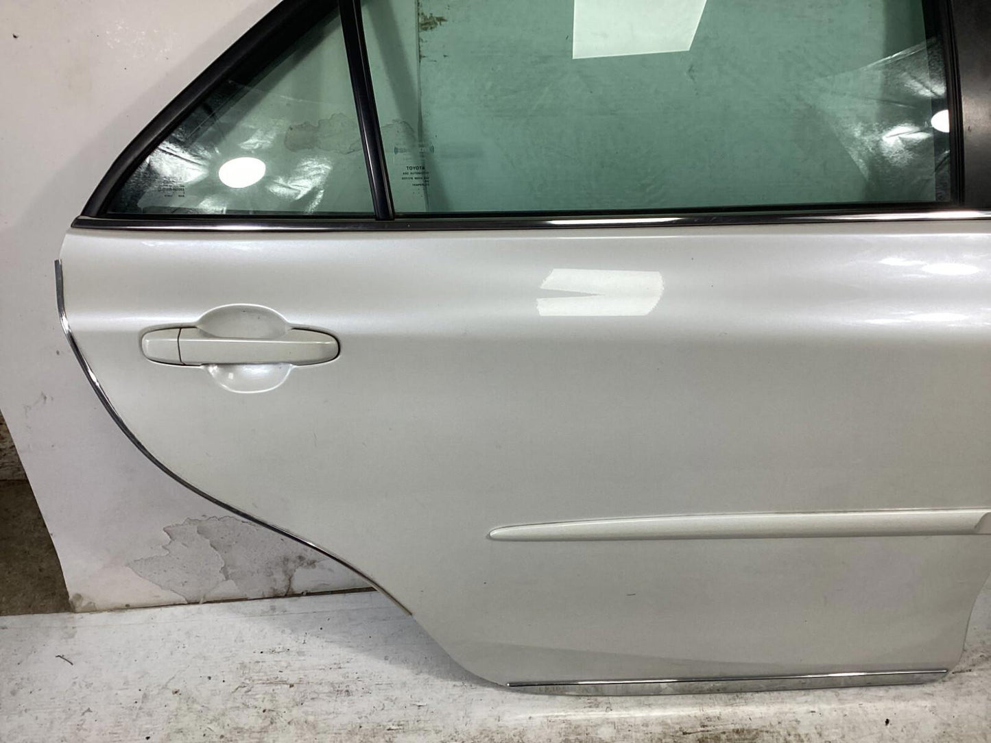 2012-2017 Toyota Camry Rear Passenger Side Complete Door Assembly w/ Glass - OEM