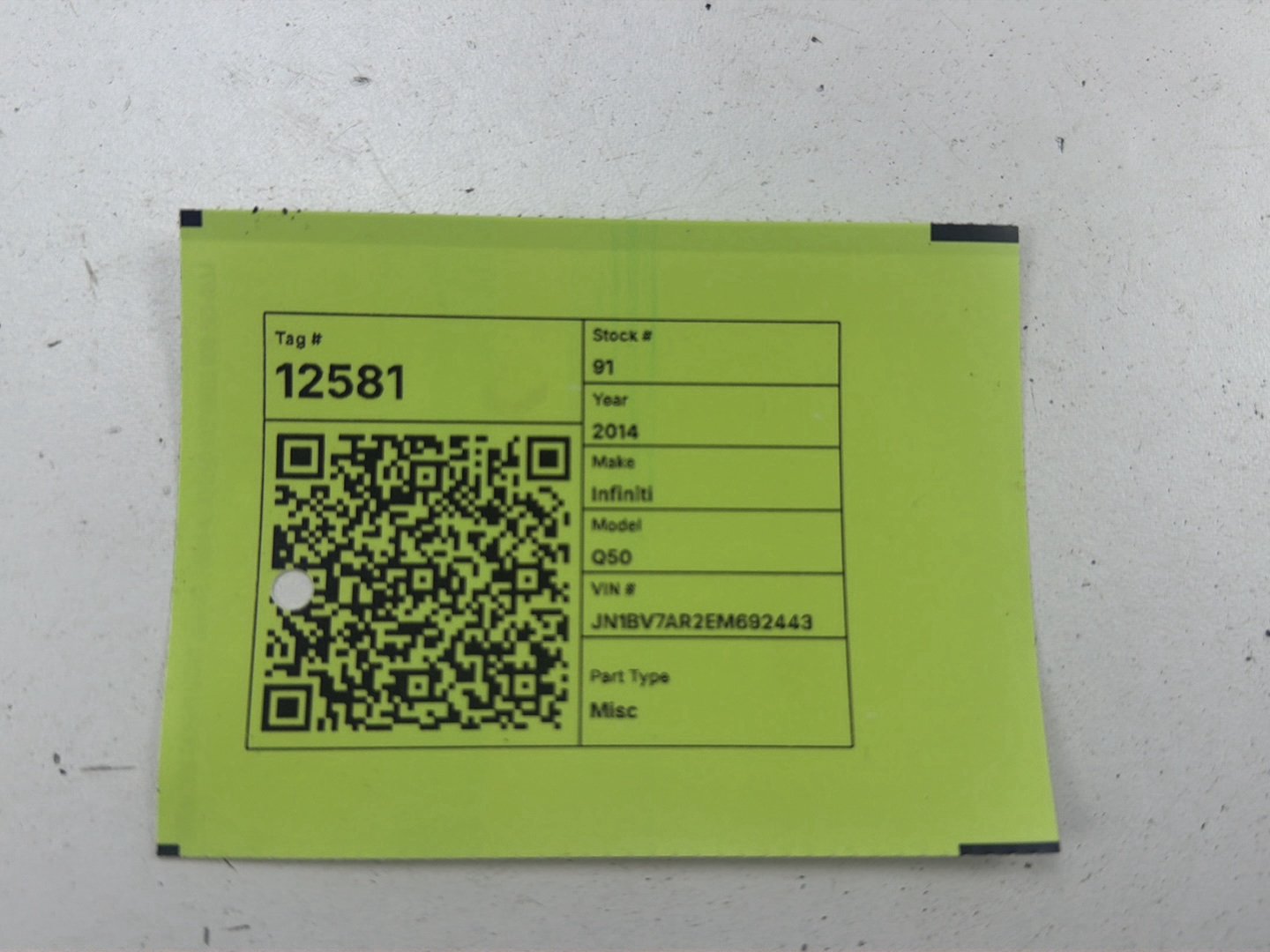 2014-2019 Infiniti Q50 V37 - Power Steering Pump OEM