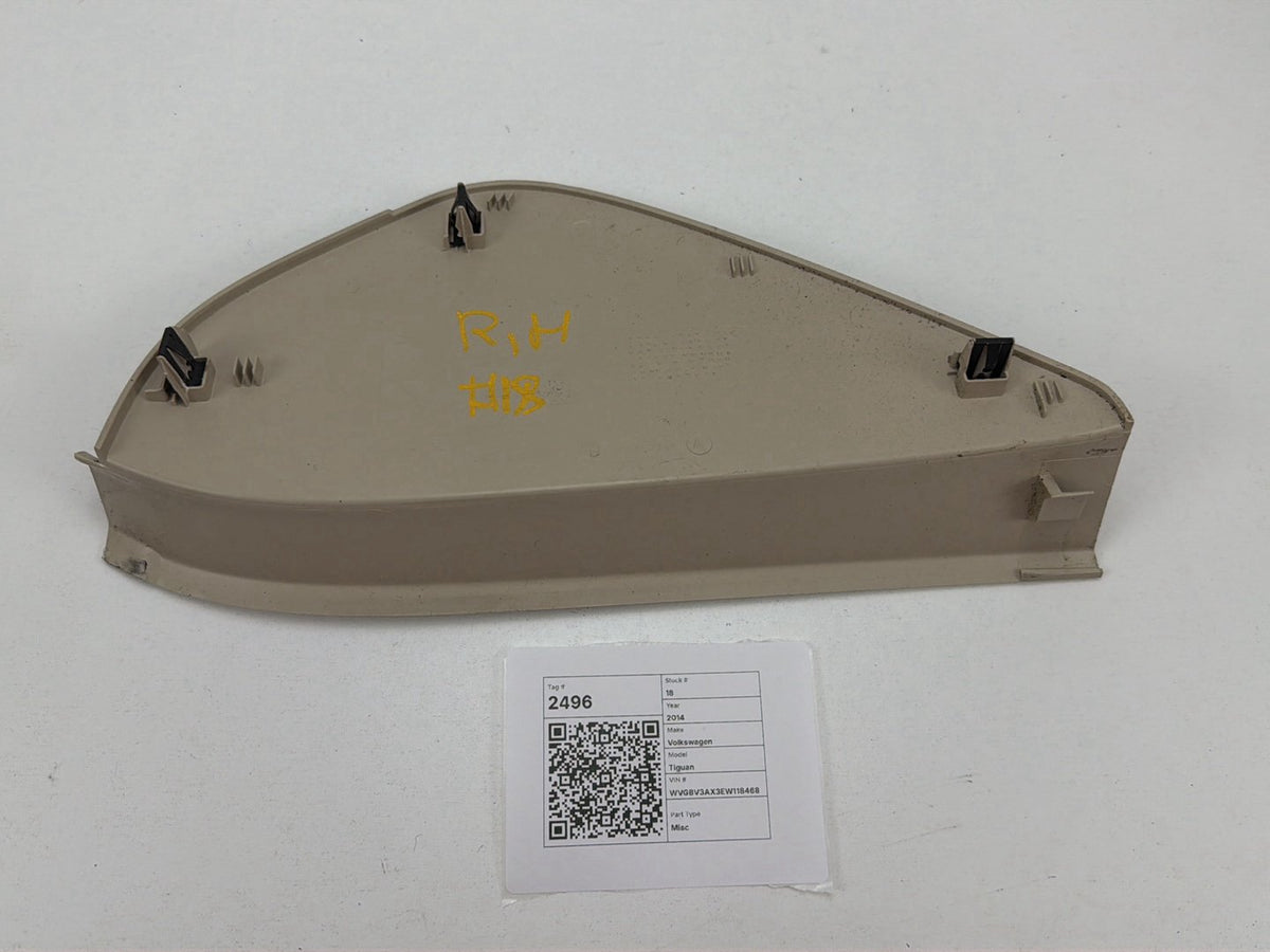 2013-2017 Volkswagen Tiguan Right Dashboard Cover Trim 5N0857537GRU OEM