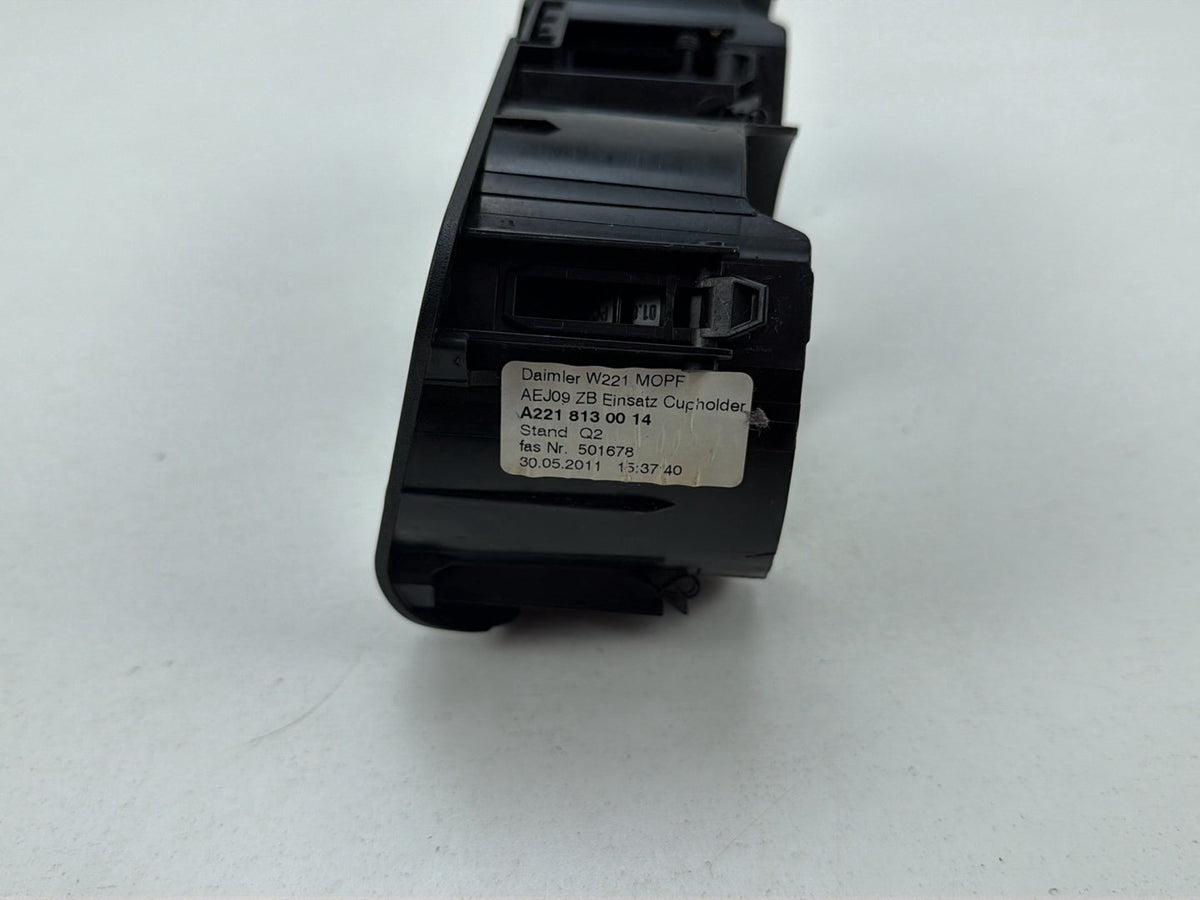 2010-2013 Mercedes-Benz S-Class W221 Center Console Cup Holder Trim OEM