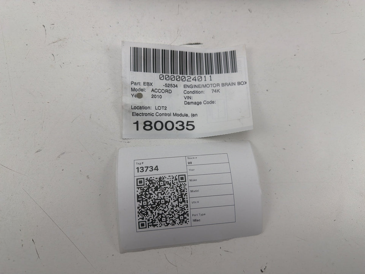 2008-2010 Honda Accord Engine Computer/ ECU Control Module 37820-R40-A73 OEM