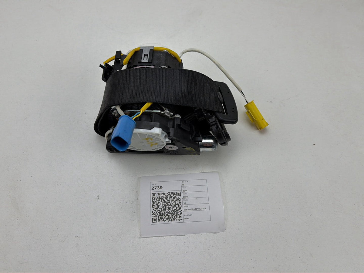 2013-2014 BMW X1 E84 SUV Front Right Seat Belt 34061695 OEM