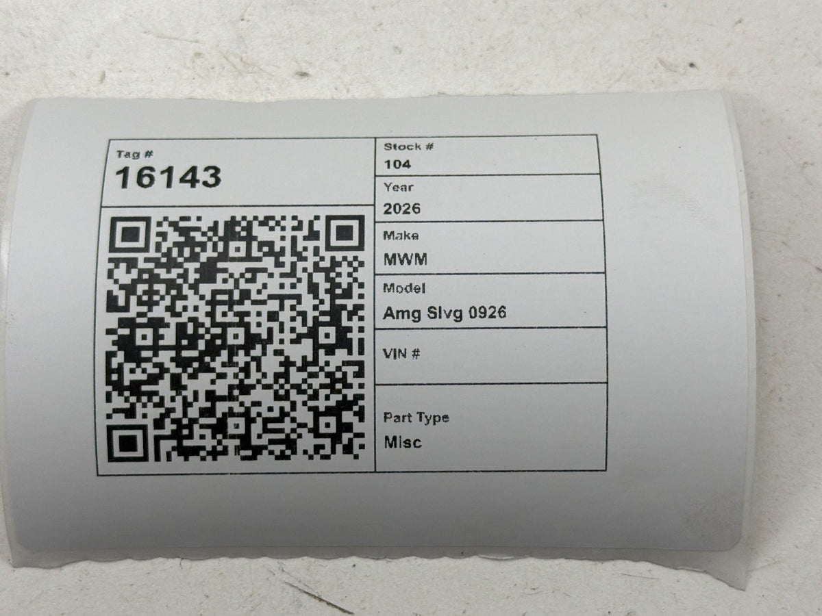 2011-2014 MWM Amg Slvg 0926 - Misc PN: