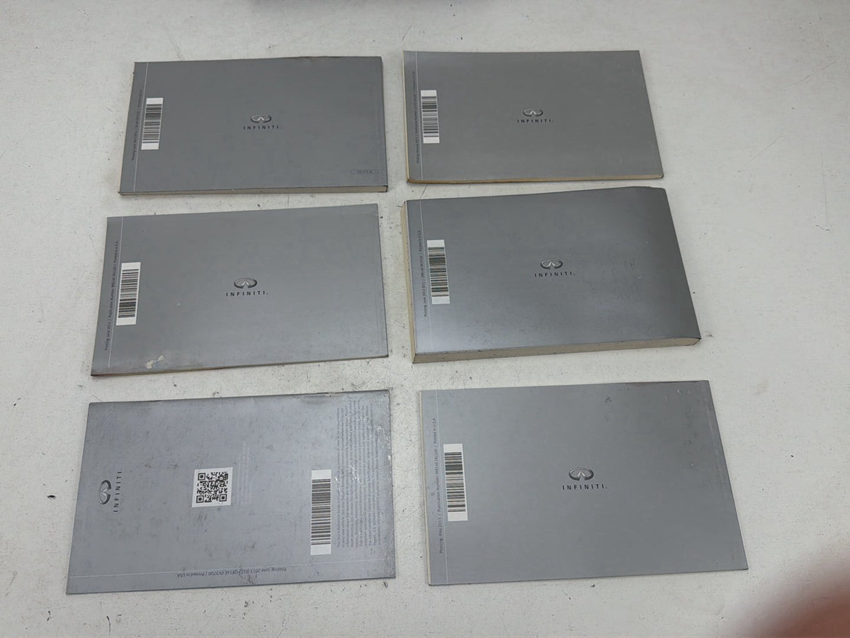 2014 Infiniti Q50 Owners Manual Set Guide Books Case Pouch Wallet OEM
