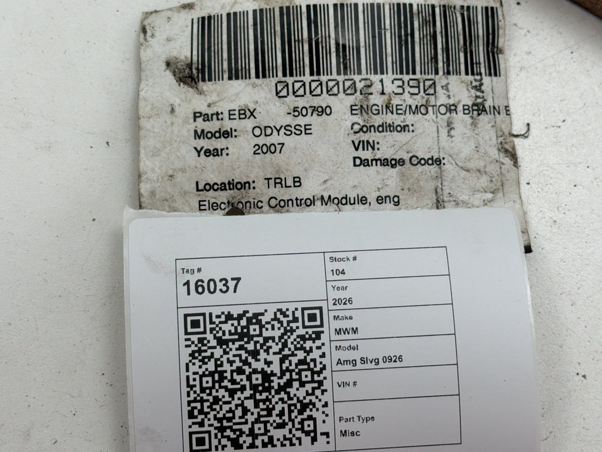 2007 Honda Odyssey 3.5L Engine Control Module Unit ECU 37820-RGL-A83 OEM