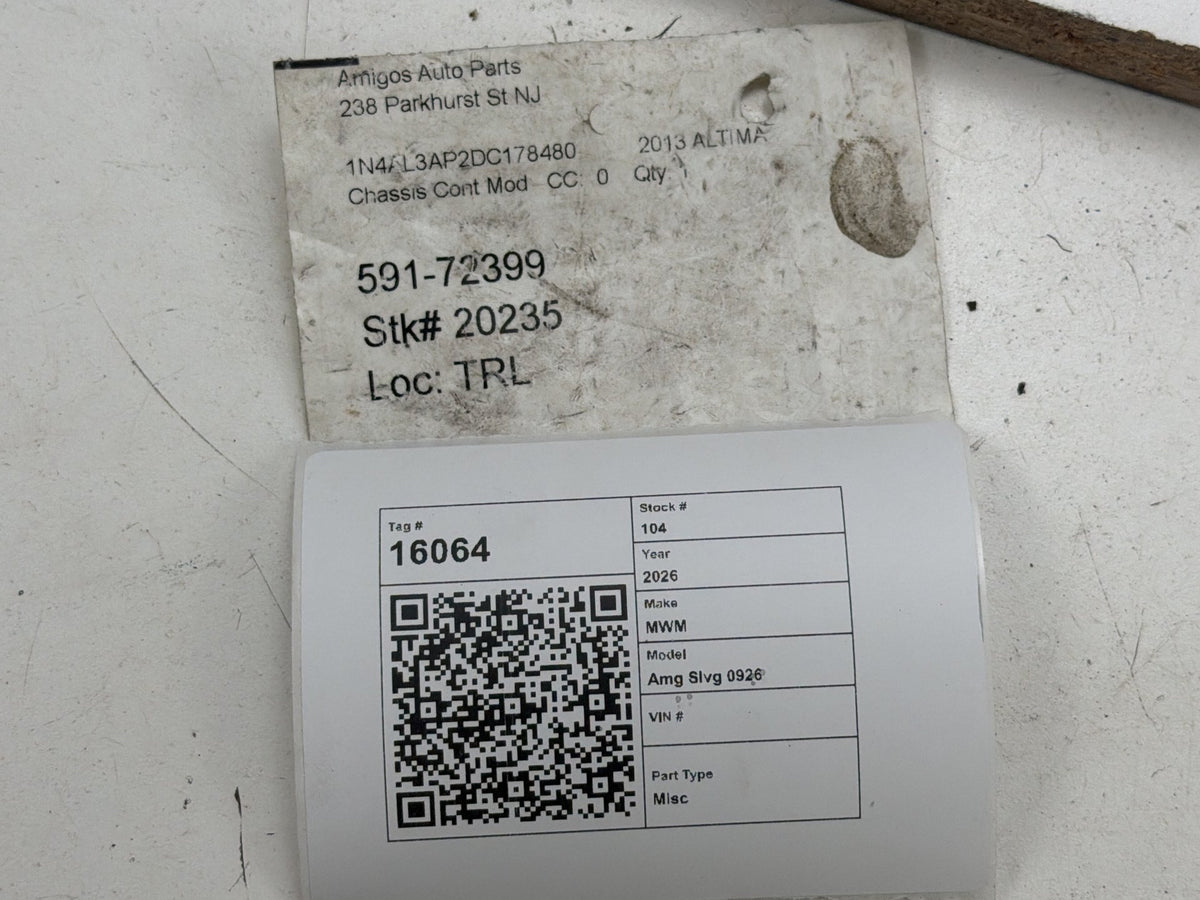 2013-2015 Nissan Altima Transmission Control Module TCM 31036-3TA4A OEM