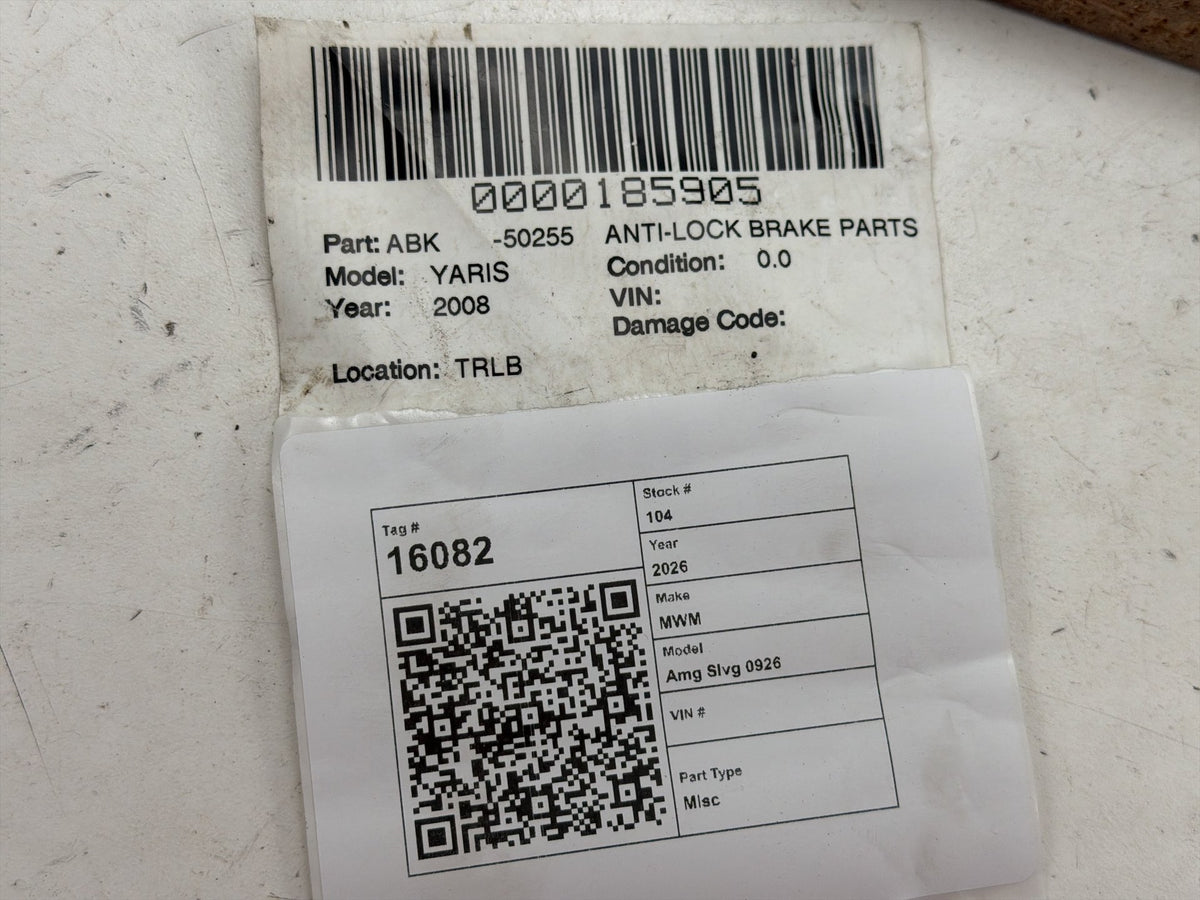 2007-2009 Toyota Yaris Engine Control Module Ecu Ecm Brain Box OEM