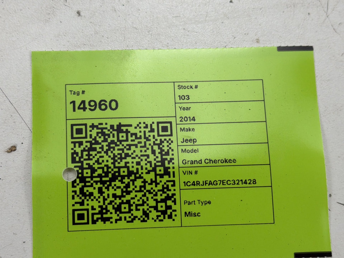 2014-2019 Jeep Grand Cherokee Power Steering Pump Module 05154663AB OEM