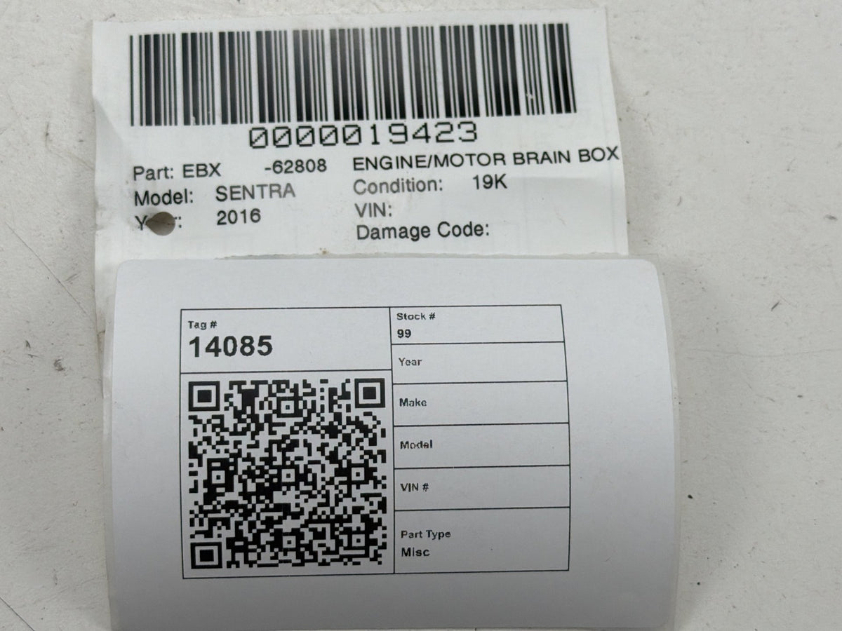 2016-2017 Nissan Sentra 1.8L Engine Control Module ECU ECM NEC018-684 OEM