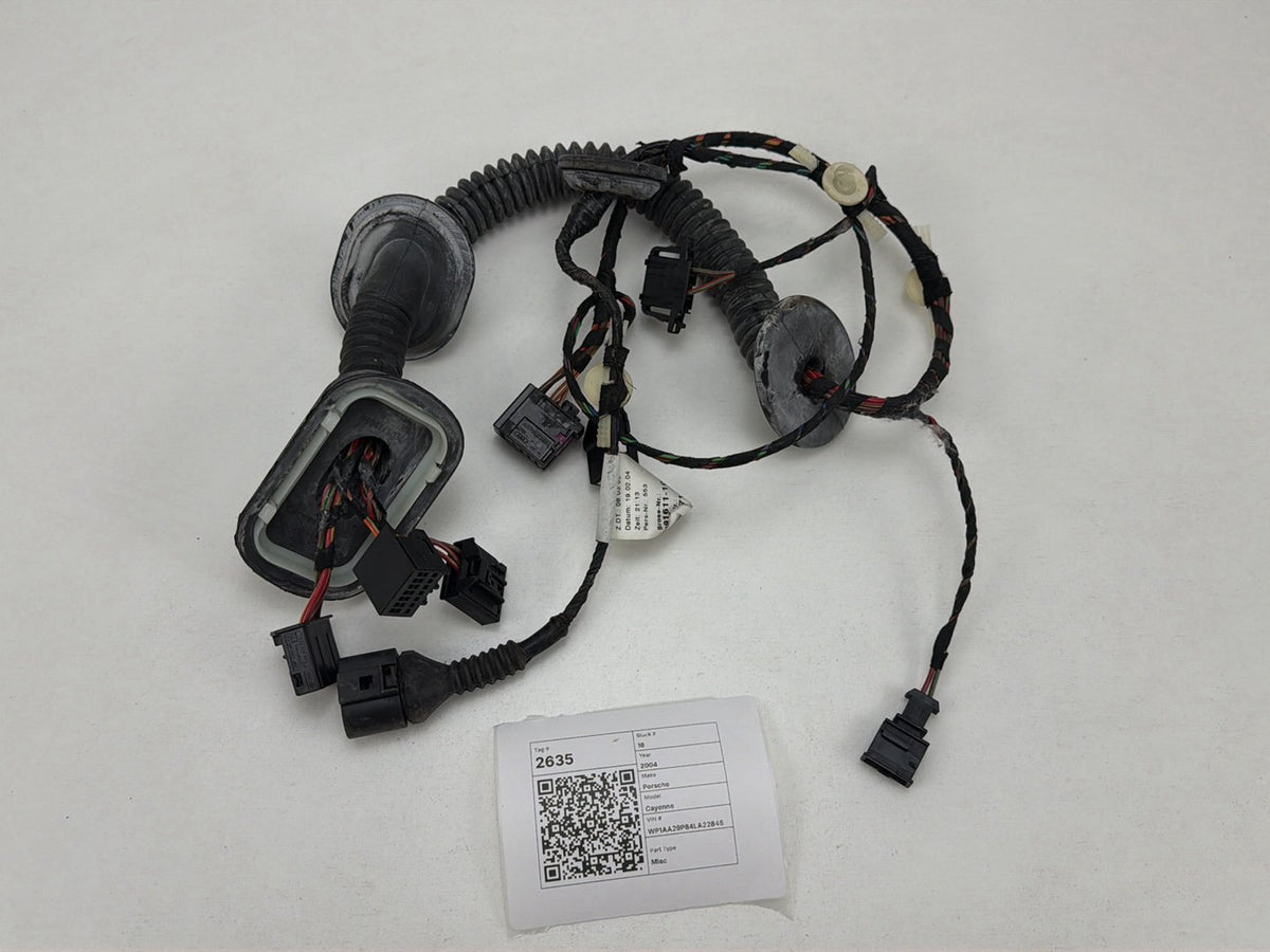 2003-2006 Porsche Cayenne Rear Left Side Door Wiring Harness 7L5971905B OEM