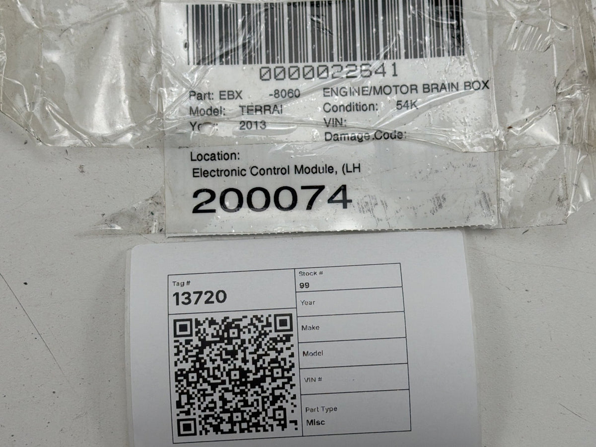 2013-2016 GMC Terrain Engine Computer Control Module Unit ECU 12655476 OEM