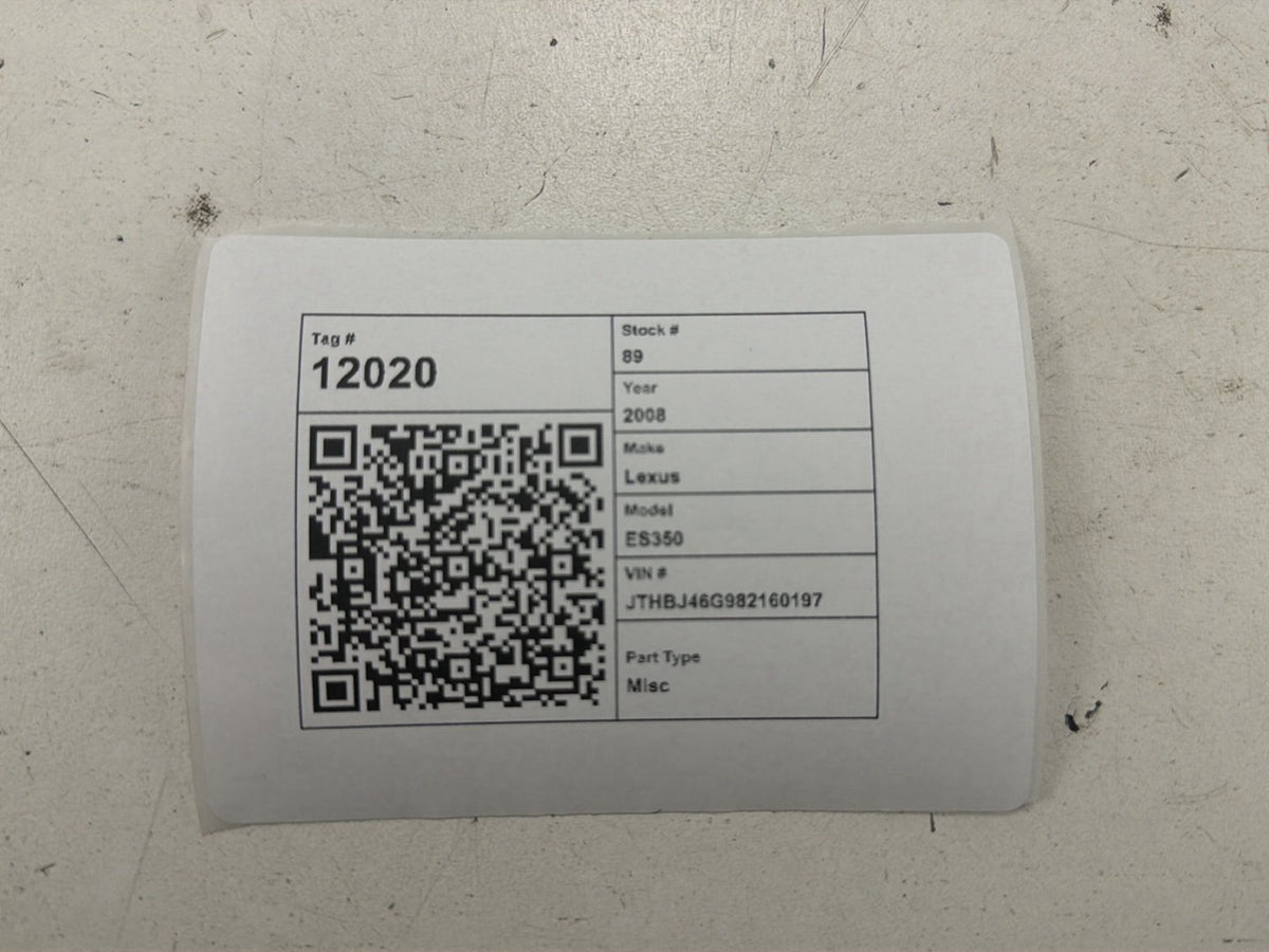 2008-2013 Lexus ES350 Radio Condenser Electrical Control Relay 90980-04184 OEM