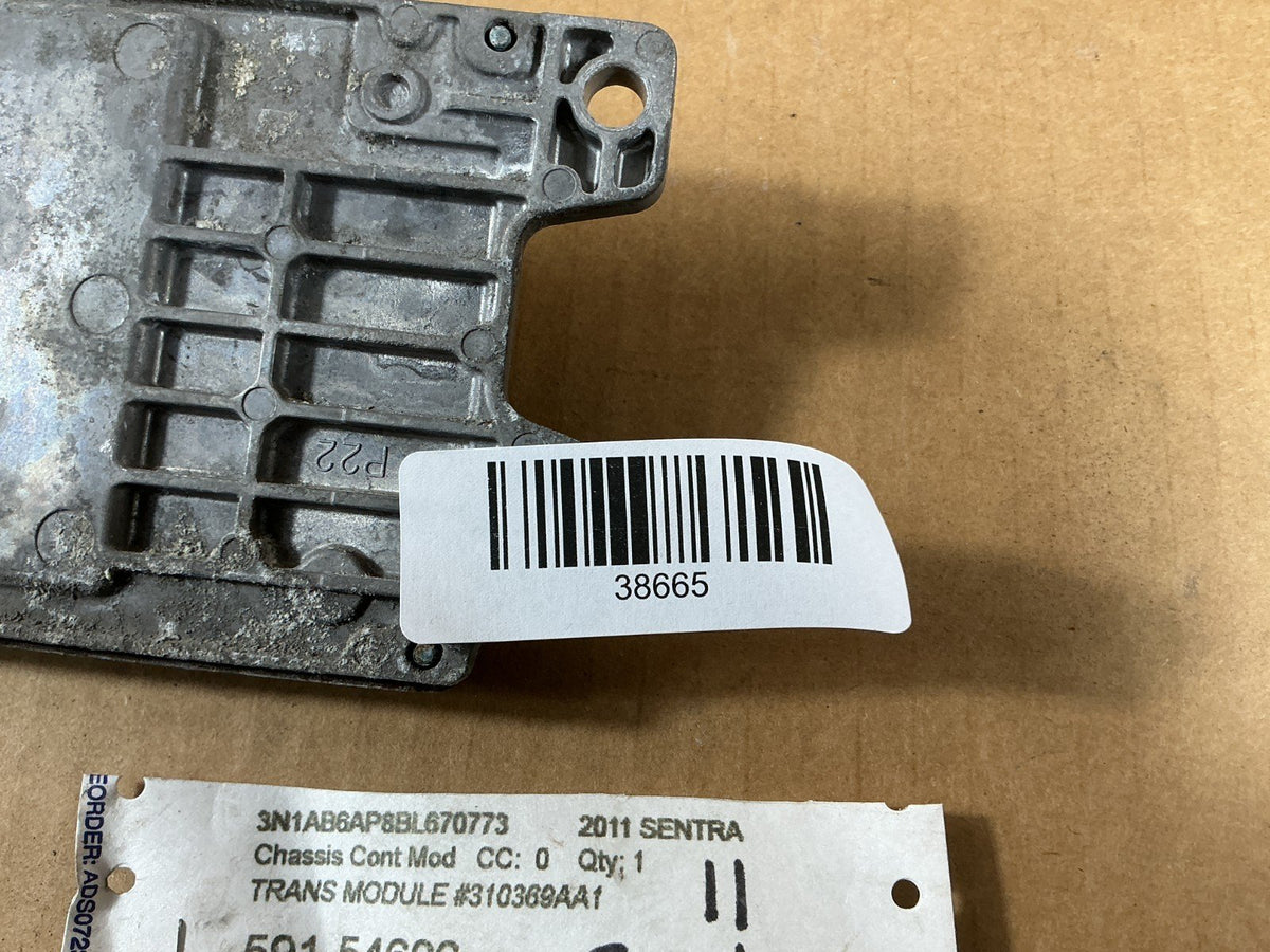 2011-2012 Nissan Sentra Transmission Control Module 310369AA1B OEM