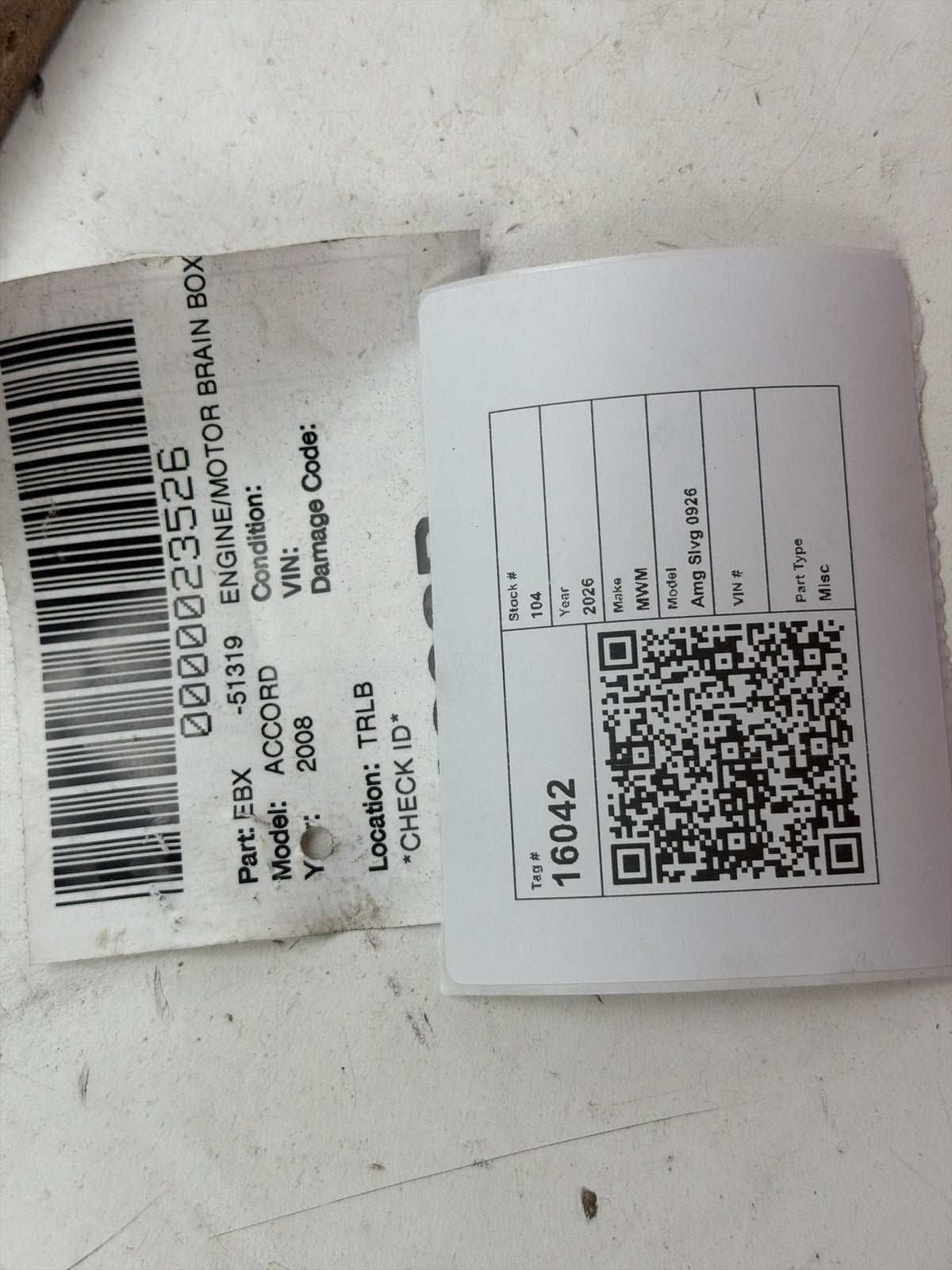 2008-2009 Honda Accord Engine Control Module Unit ECU 37820-R70-A59 OEM