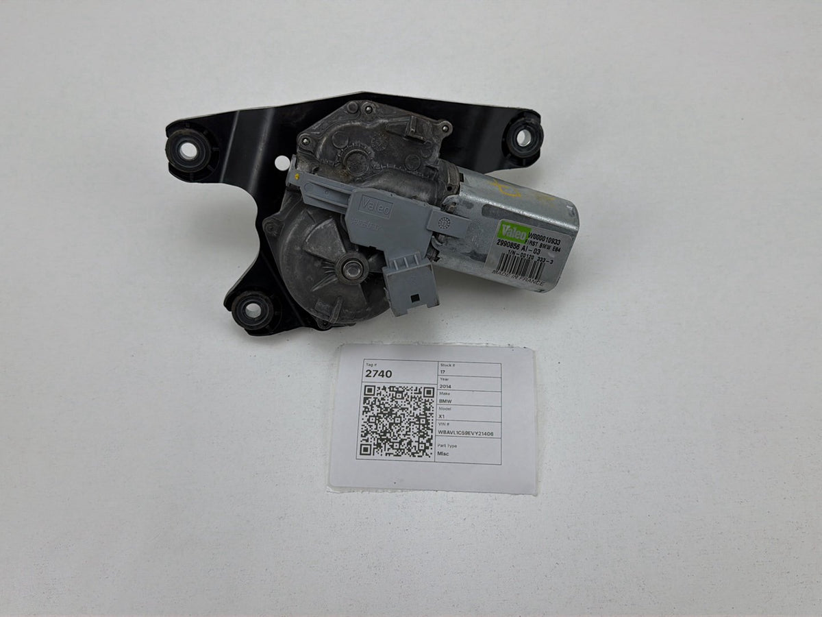 2012-2015 BMW X1 E84-Tailgate Window Washer Motor PN: 2990856 OEM