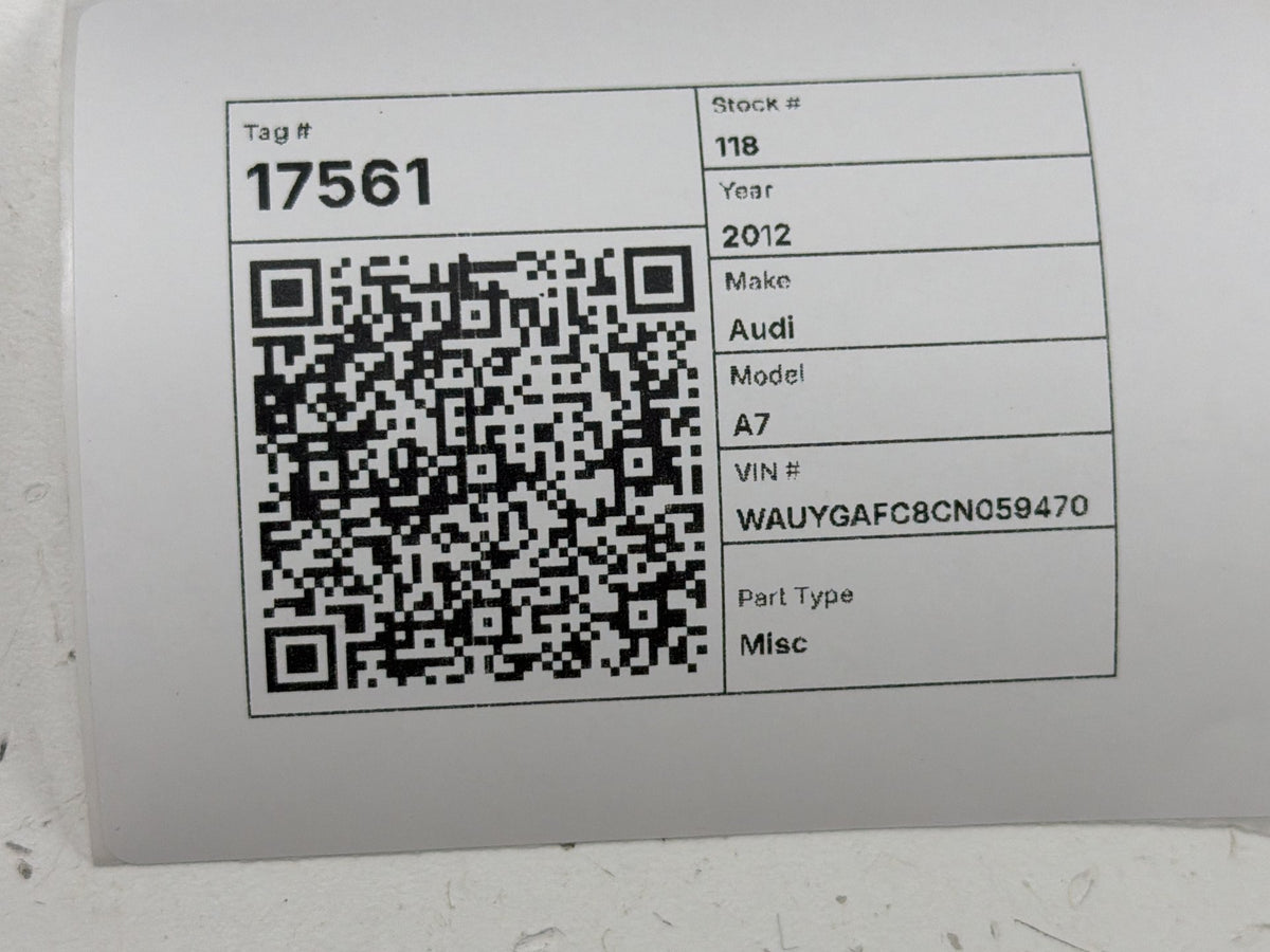2012-2018 Audi A7 Left Front Driver Seat Control Module 4G8959760 OEM
