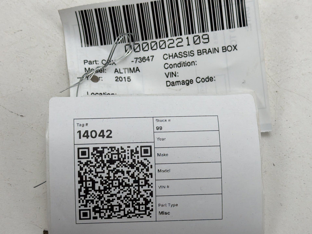 2014-2016 Nissan Altima Automatic Transmission Control Module 310369HM0C OEM