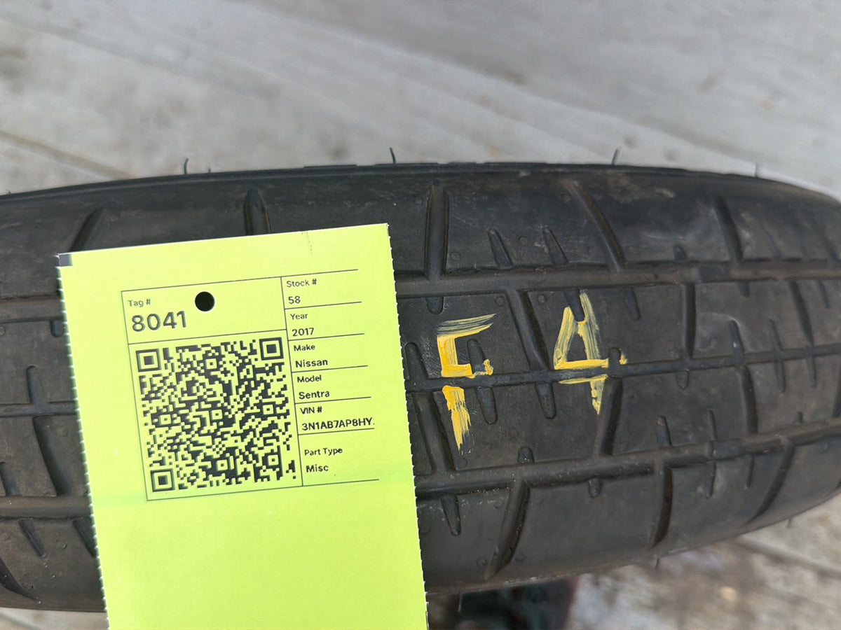 2013-2019 Nissan Sentra B17- Emmergency Spare Tire Wheel Rim T125/70D16 OEM