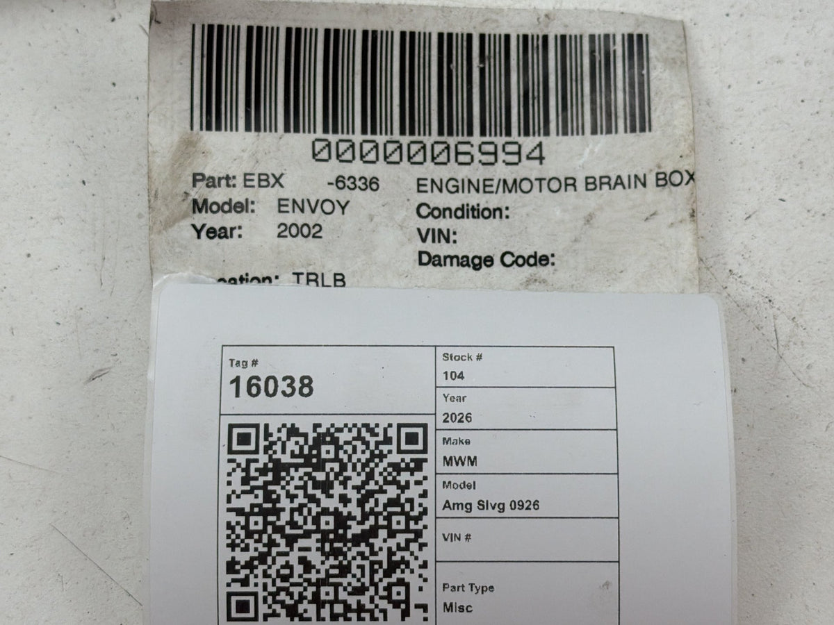 2003-2005 GMC Envoy Engine Computer Control Module Unit ECU 12573576 OEM