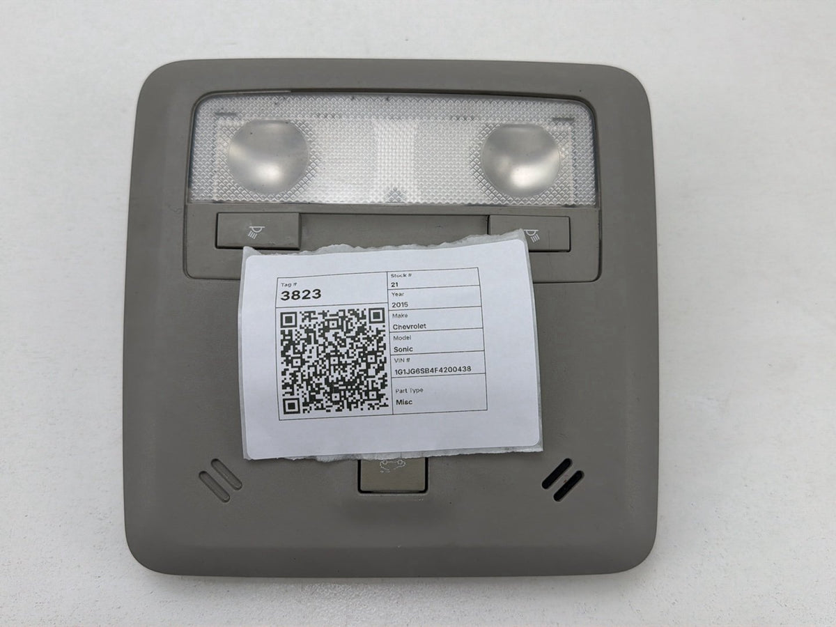 2013-2016 Chevrolet Sonic Front Overhead Roof Console Map Dome Light OEM