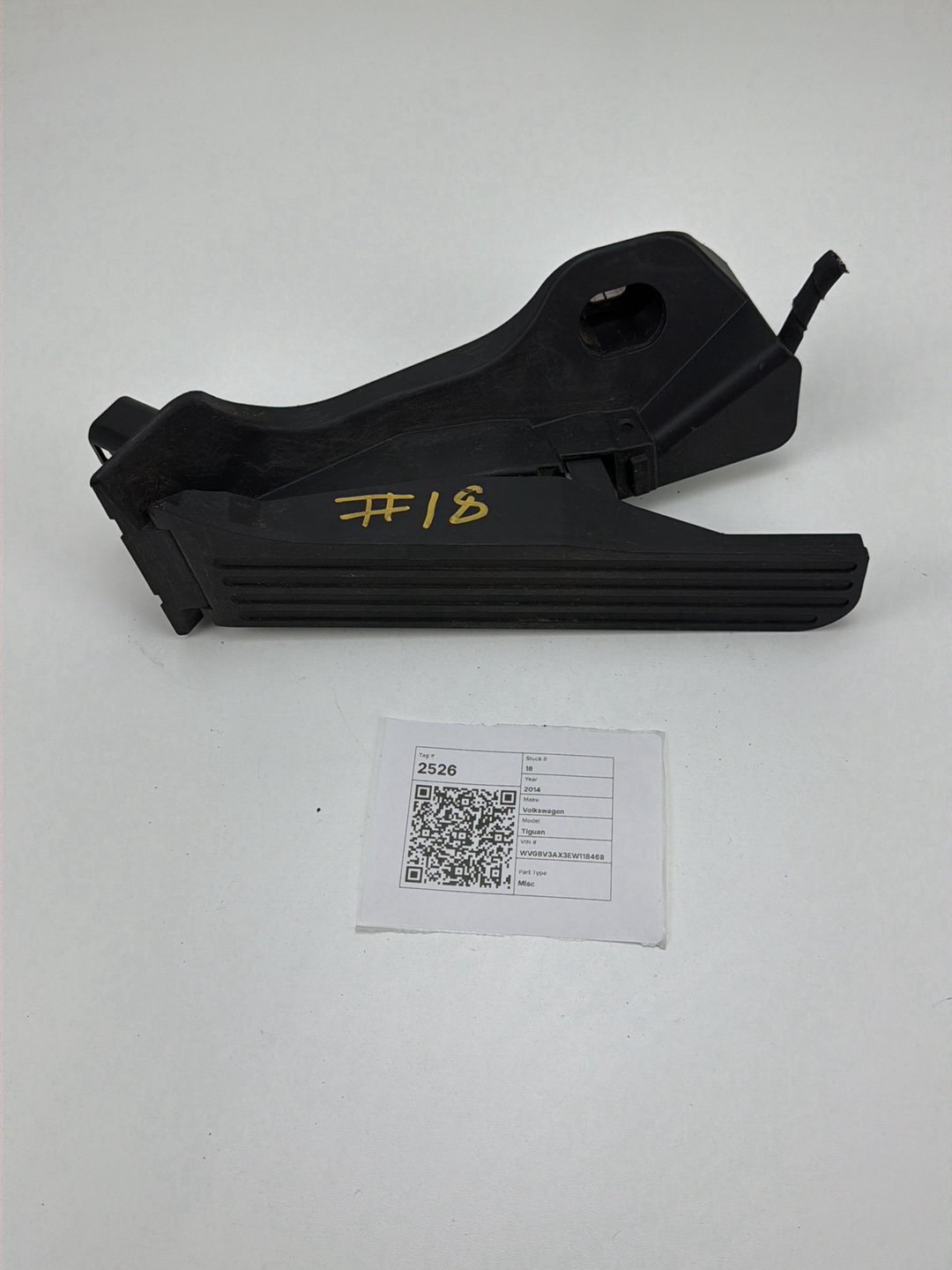 2013-2017 Volkswagen Tiguan Gas Pedal 65101011 OEM