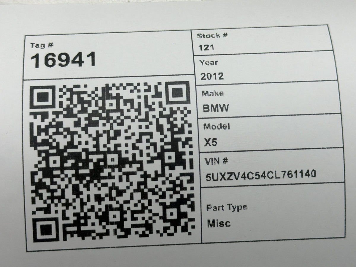 2011-2013 BMW X5 Telematics Bluetooth Communication Module 9257163 OEM