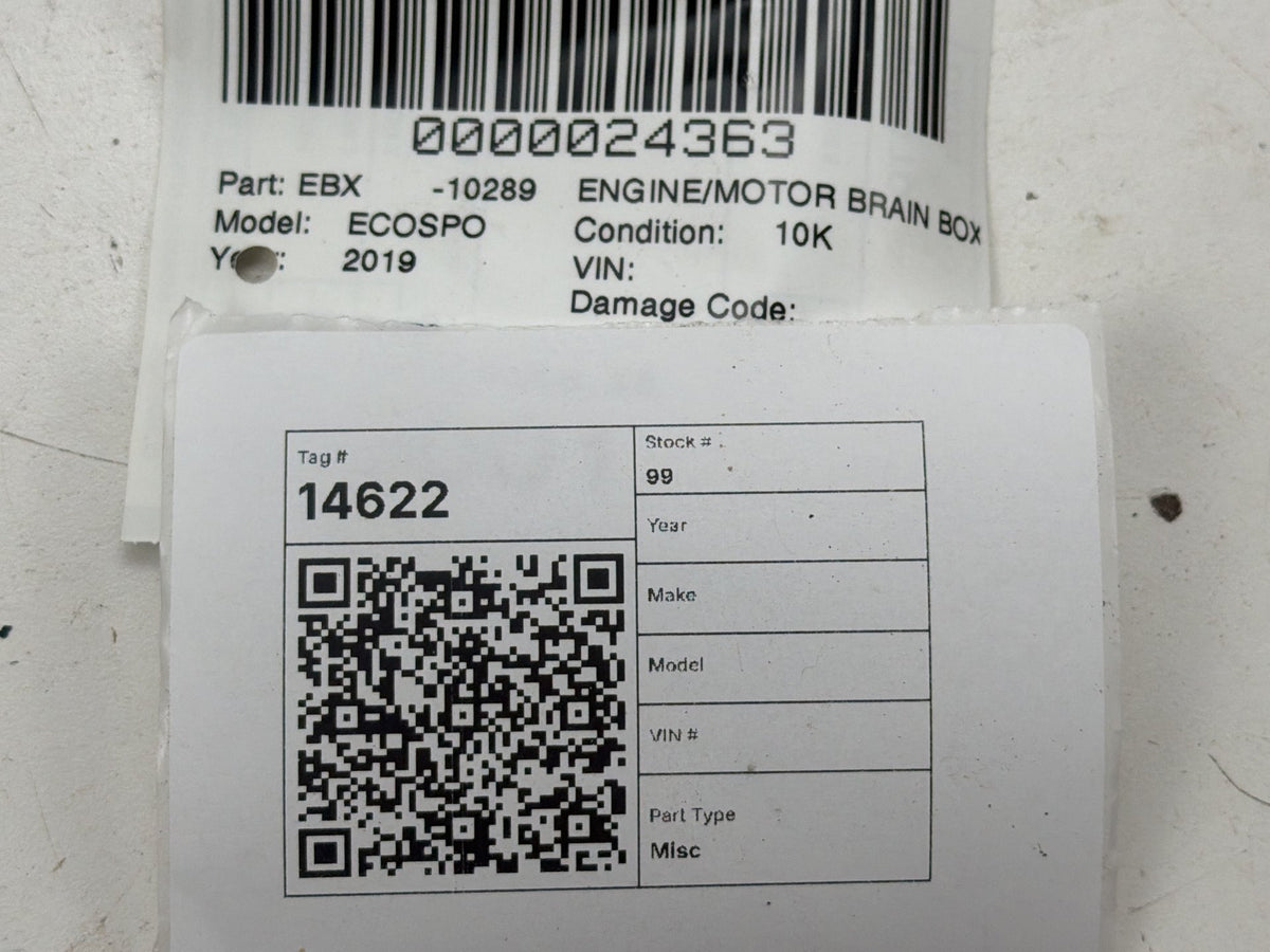 2018-2022 Ford EcoSport 2.0L Engine Control Module Unit ECU GN15-12A650-NC OEM