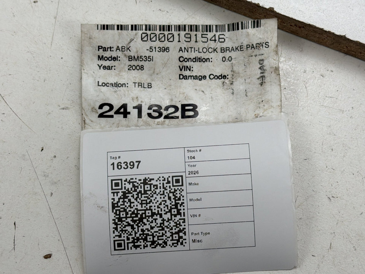 2008-2010 BMW 535I ABS Anti-Lock Brake Pump Module 3451 6784157 OEM